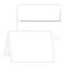 plain white note card