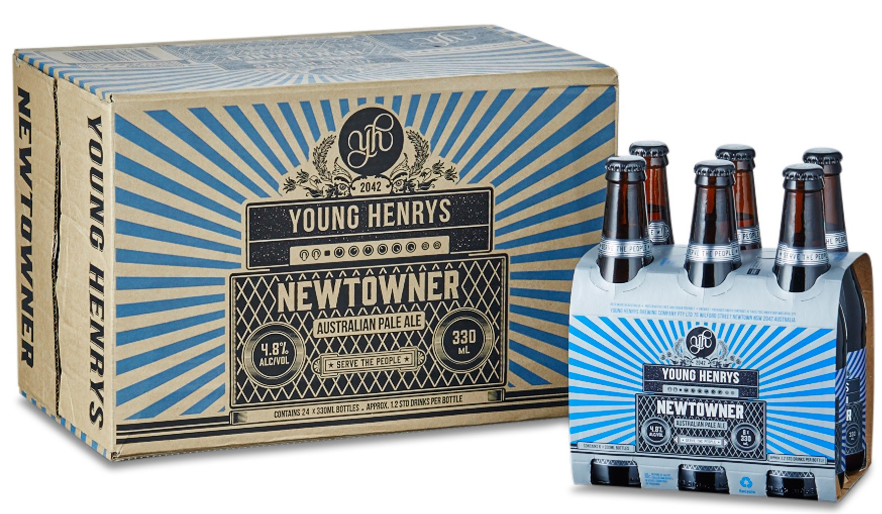 Young Henrys Newtowner Pale Ale 330ml bottle Young Henrys Newtowner Pale Ale 330ml bottle